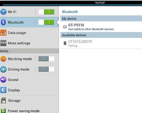 How to Setup your Bluetooth CT-10 Barcode Scanner on Android